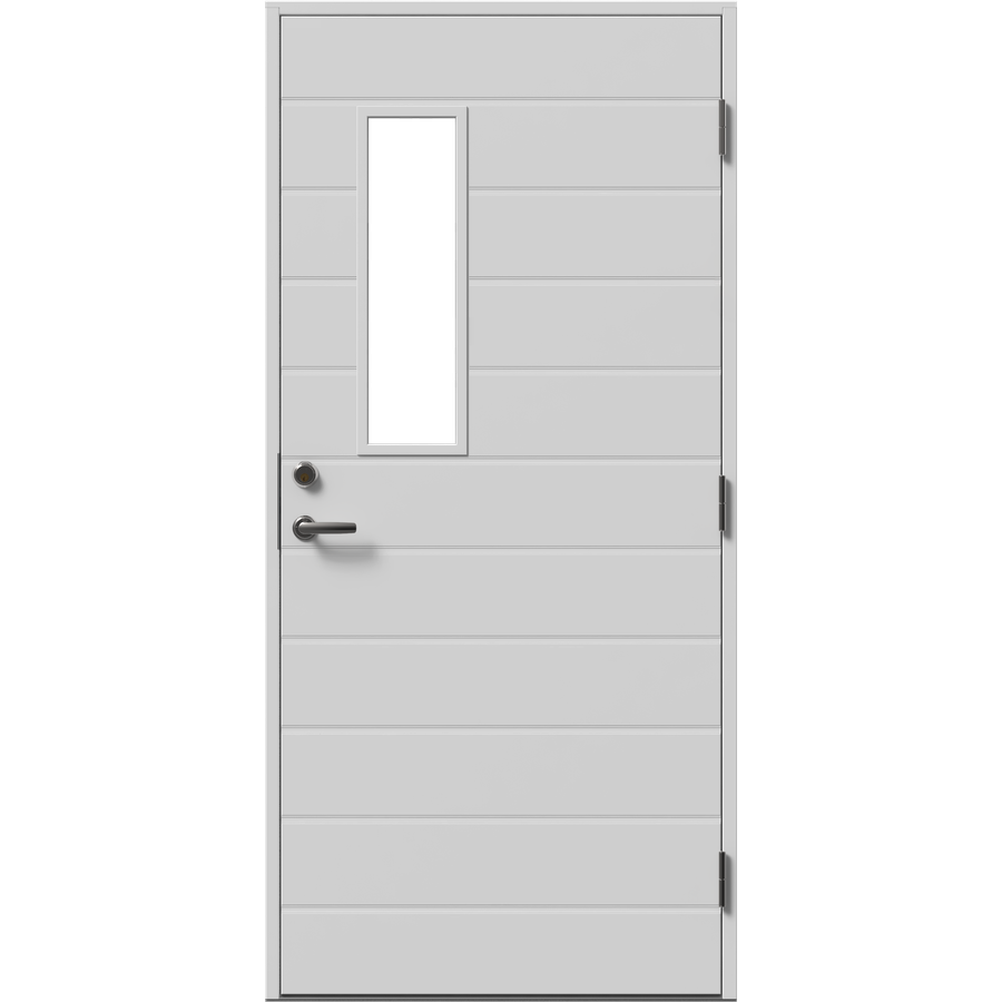 Ytterdør - paneler med vinduer