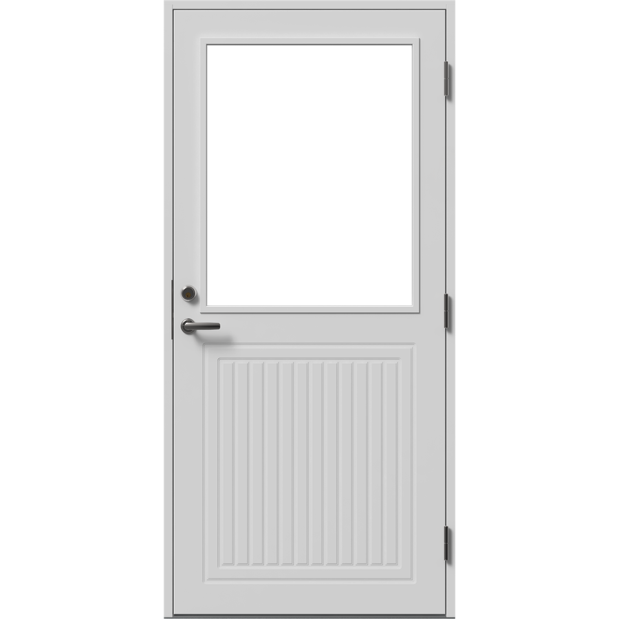Ytterdør - 3 paneler ingen glas
