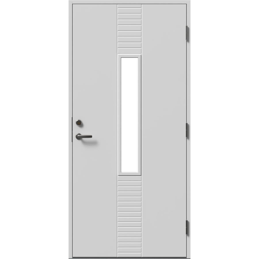 Ytterdør - vertikale lameller