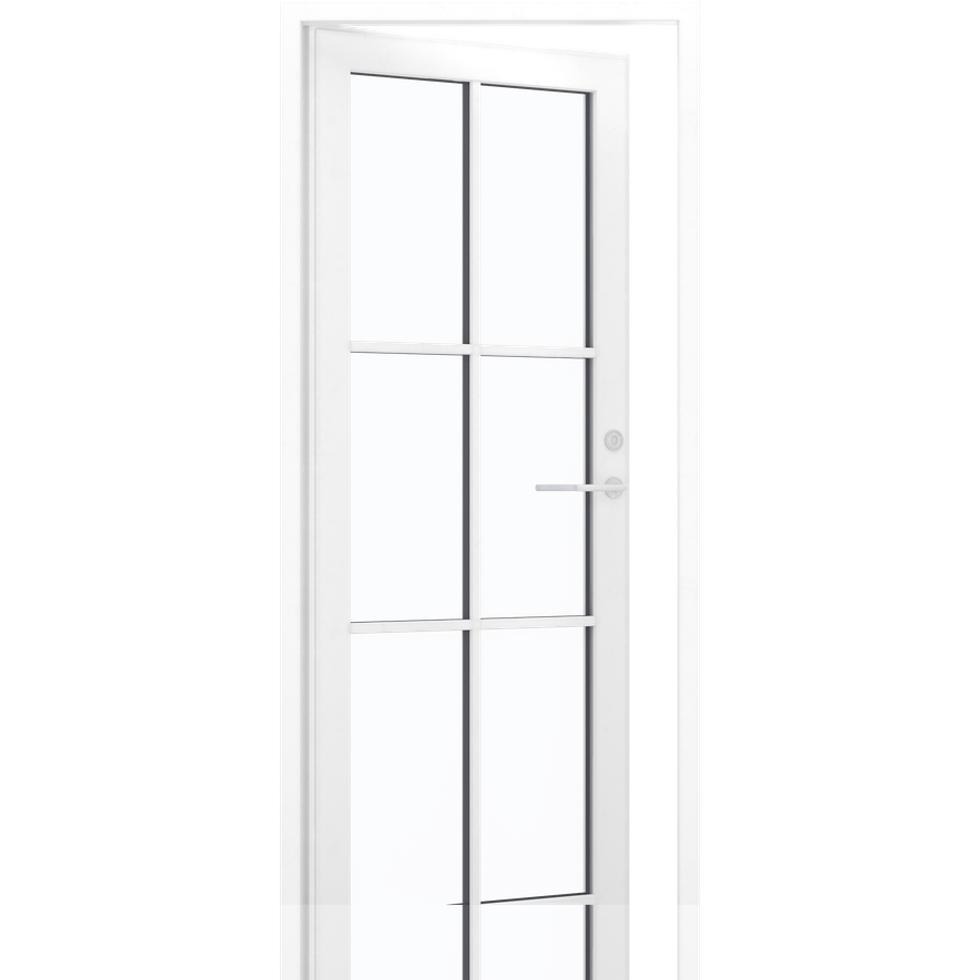 Ytterdør - 6 ruter - åben